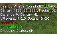 Village Info output